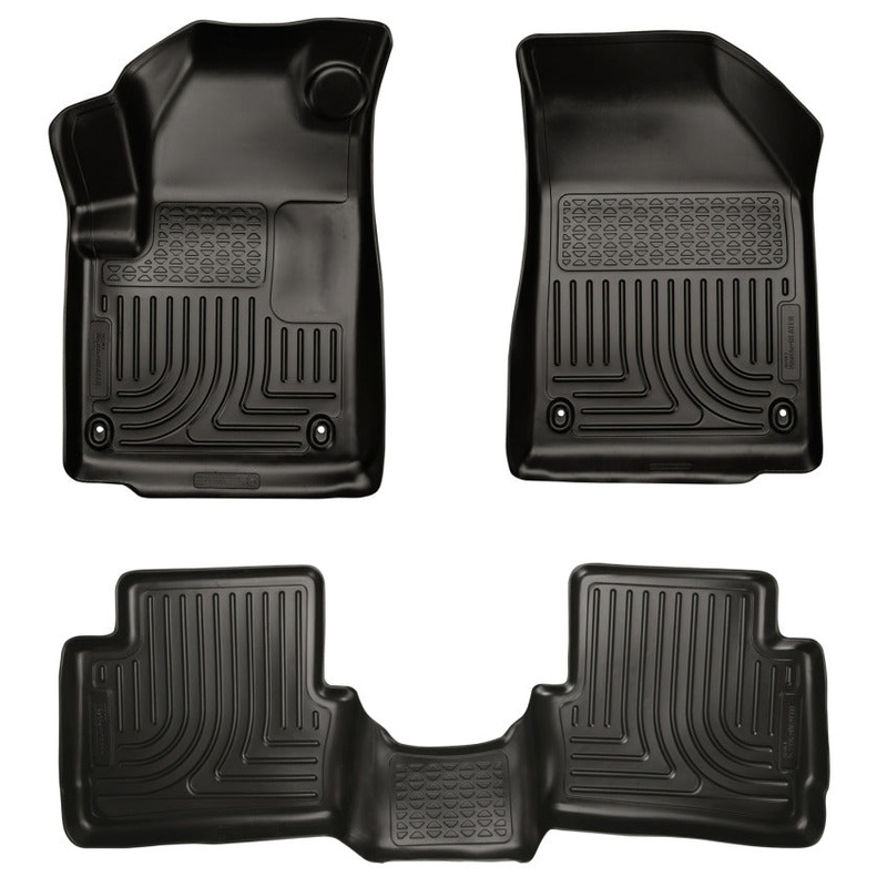 Husky Liners 2013 Dodge Dart WeatherBeater Black Front & 2nd Seat Floor Liners
