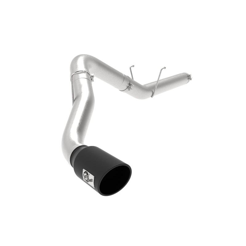 aFe Large Bore-HD 5in 409SS DPF-Back Exhaust System w/Black Tip 19-20 Ram Diesel Trucks L6-6.7L (td)