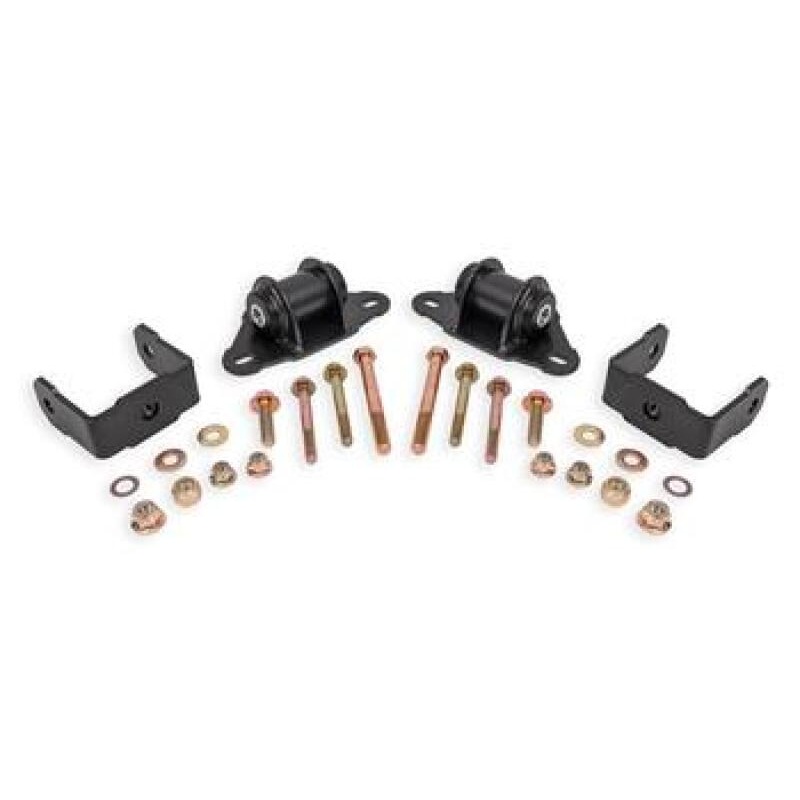 BMR 14-19 Chevrolet Corvette Transmission/Differential Mount - Black Hammertone