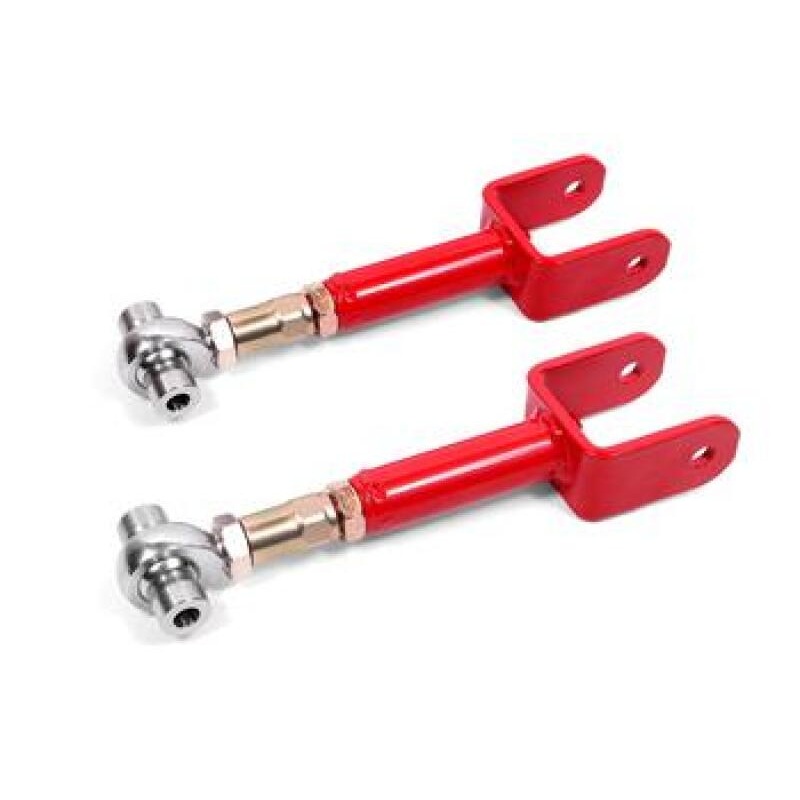 BMR 78-87 G-Body Upper Control Arms DOM On-car Adj Rod Ends - Red