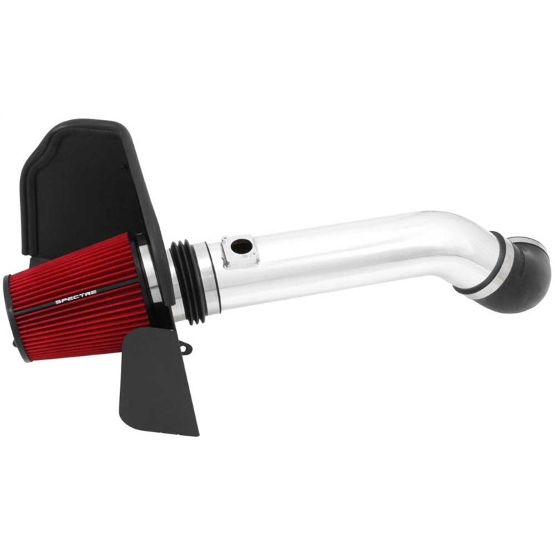 Spectre 11-13 GM 2500HD/3500HD V8-6.0L F/I Air Intake Kit - Polished w/Red Filter
