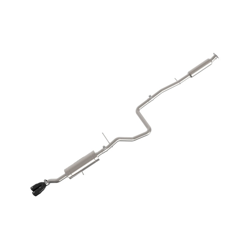 aFe Takeda Series 2 1/2in 304 SS Cat-Back 14-19 Ford Fiesta L4-1.6L w/Black Tip