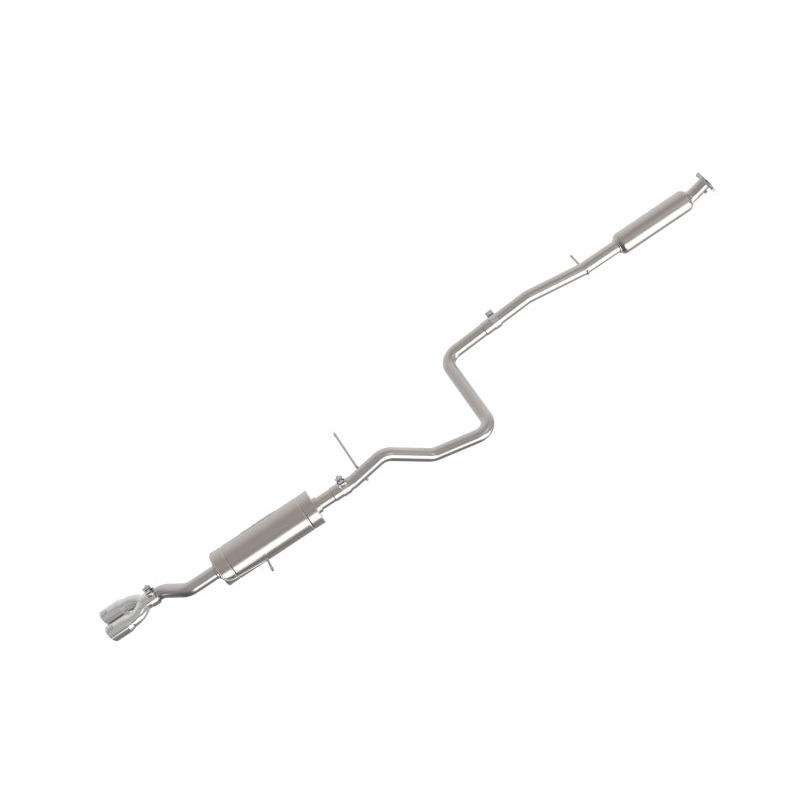 aFe Takeda Series 2 1/2in 304 SS Cat-Back 14-19 Ford Fiesta L4-1.6L w/Polished Tip