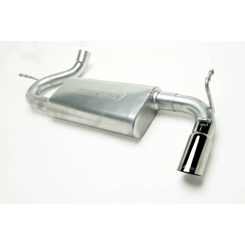 Gibson 07-17 Jeep Wrangler 3.6L Unlimited/ 07-11 Wrangler 3.8L Cat-Back Exhuast - Stainless