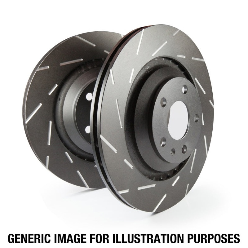 EBC 13-16 Dodge Dart 1.4 Turbo USR Slotted Rear Rotors