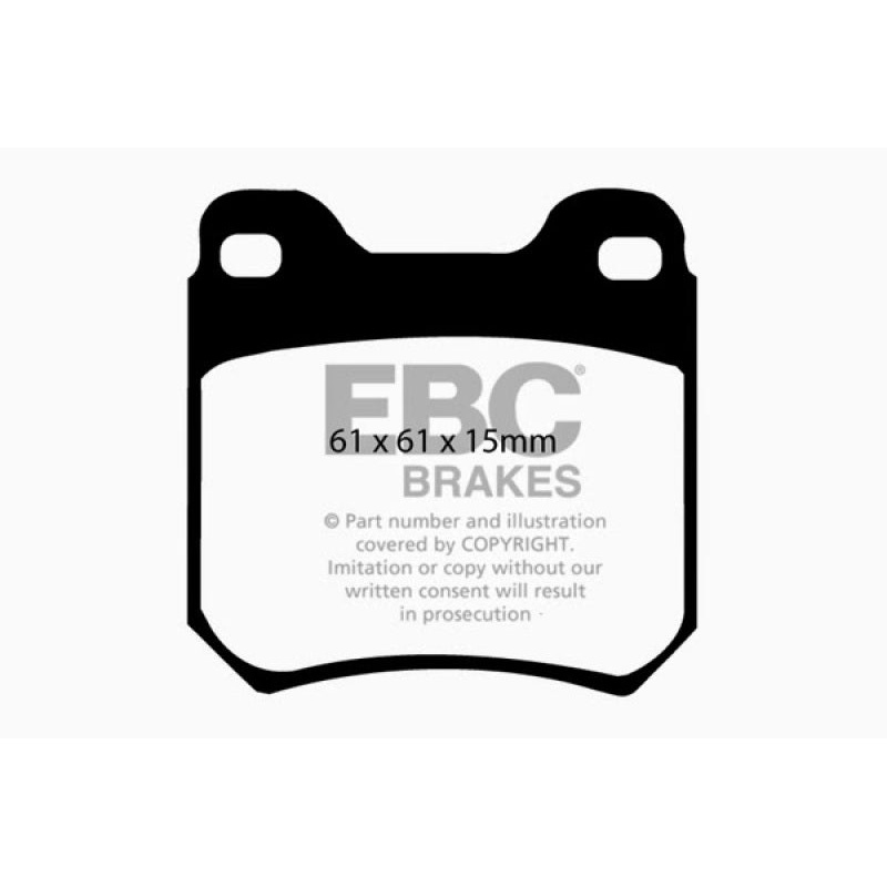 EBC 2000 Saturn LS2 3.0L Bluestuff Rear Brake Pads