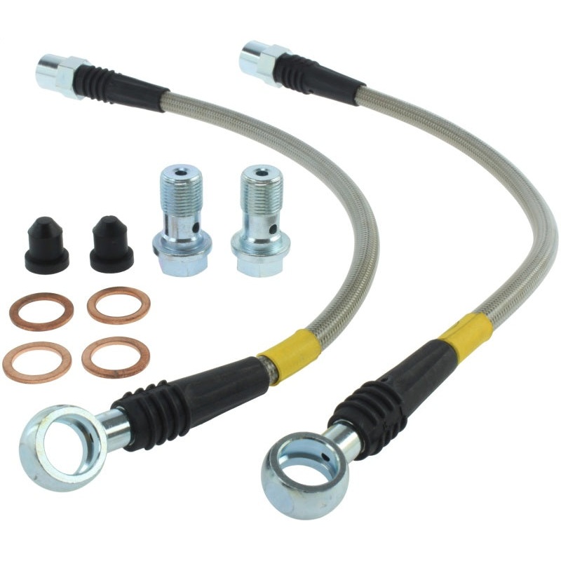 StopTech 07-08 Audi RS4 Rear Stainless Steel Brake Line Kit