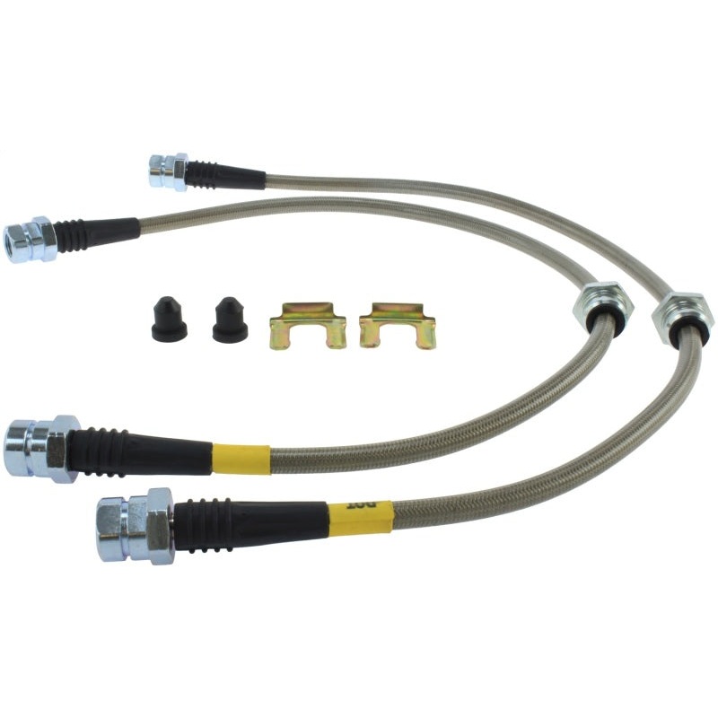 StopTech 08-12 VW Golf R32/Golf R Front Stainless Steel Brake Line Kit