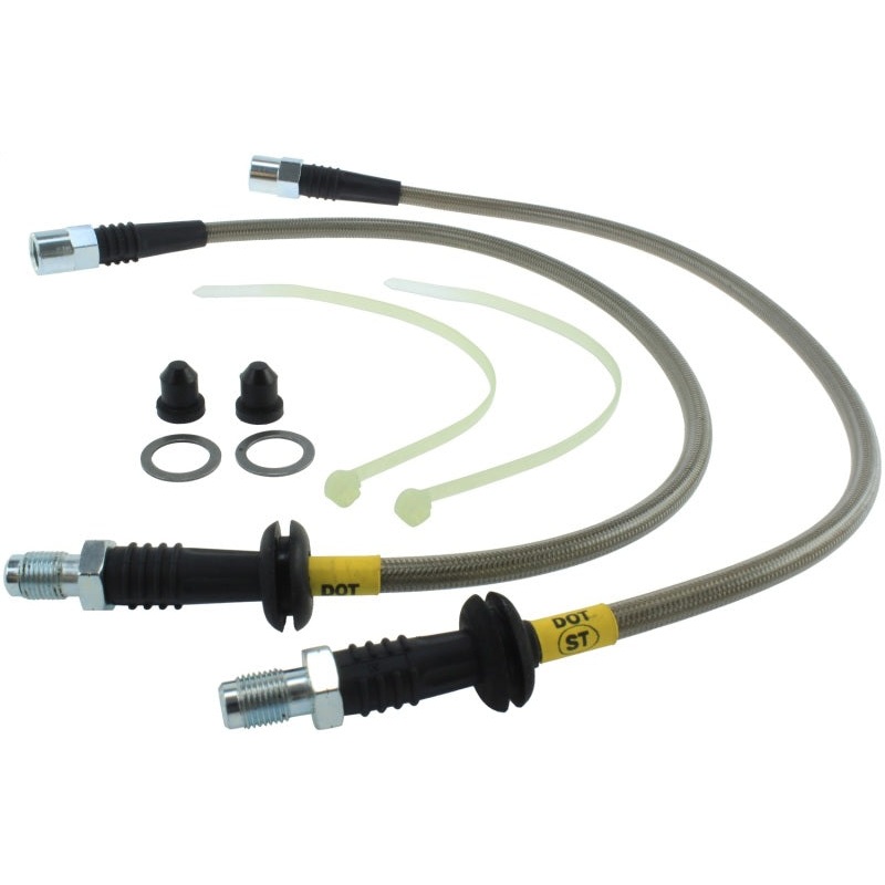 StopTech 96-02 BMW Z3 / 06-09 Z4 / 92-00 318i / 97-00 323 / 90-99 BMW 325/328 SS Front Brake Lines