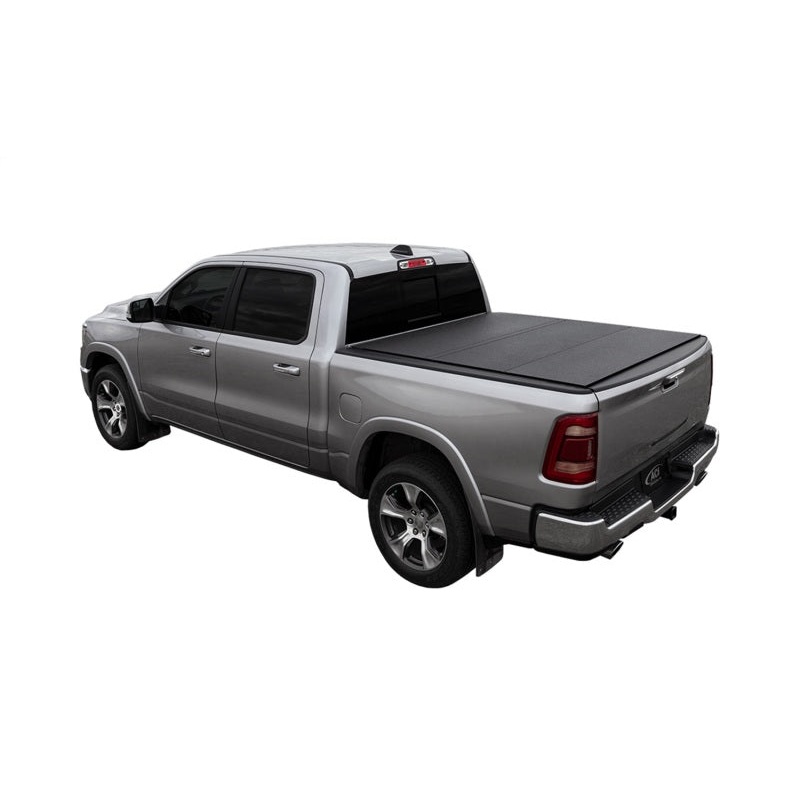 Access LOMAX Tri-Fold Cover Black Urethane Split Rail 19+ Ram 1500 - 6ft 4in Bed (w/o RamBox)