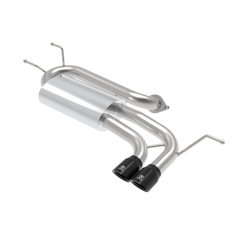 aFe Takeda 2-1/2in 304 SS Axle-Back Exhaust w/ Black Tip 16-19 Mazda Miata L4 2.0L