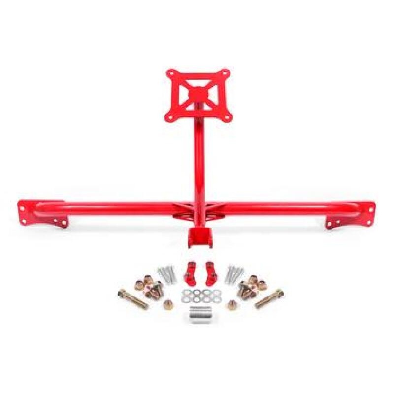 BMR 2015-2019 Ford Mustang Bolt-On Parachute Mount - Red
