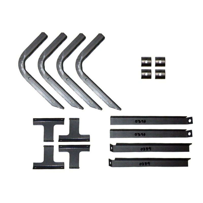 Lund 98-10 Ford Ranger Std. Cab EZ Running Board Mounting Bracket Kit - Brite