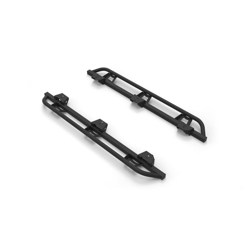 N-Fab Trail Slider Steps 07-17 Jeep Wrangler JK 4dr - SRW - Textured Black