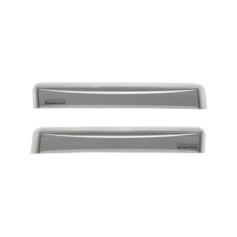 Side Window Deflector; Rear; Dark Tint; - CFRI736088451