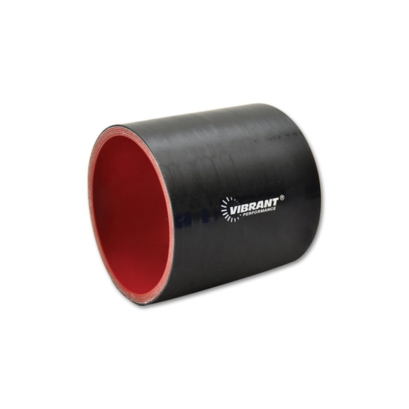 4 Ply Silicone Sleeve; 1 in. I.D. x 3 in. Long; Black; - CFRI736091515