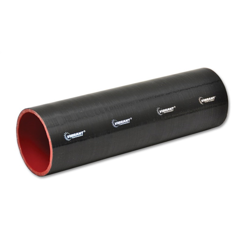 4 Ply Silicone Sleeve; 3.5 in. I.D. x 12 in. Long; Black; - CFRI736091476