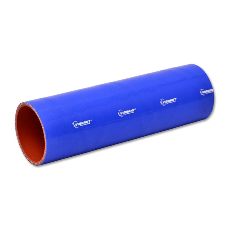 4 Ply Silicone Sleeve; 3.5 in. I.D. x 12 in. Long; Blue; - CFRI736091449