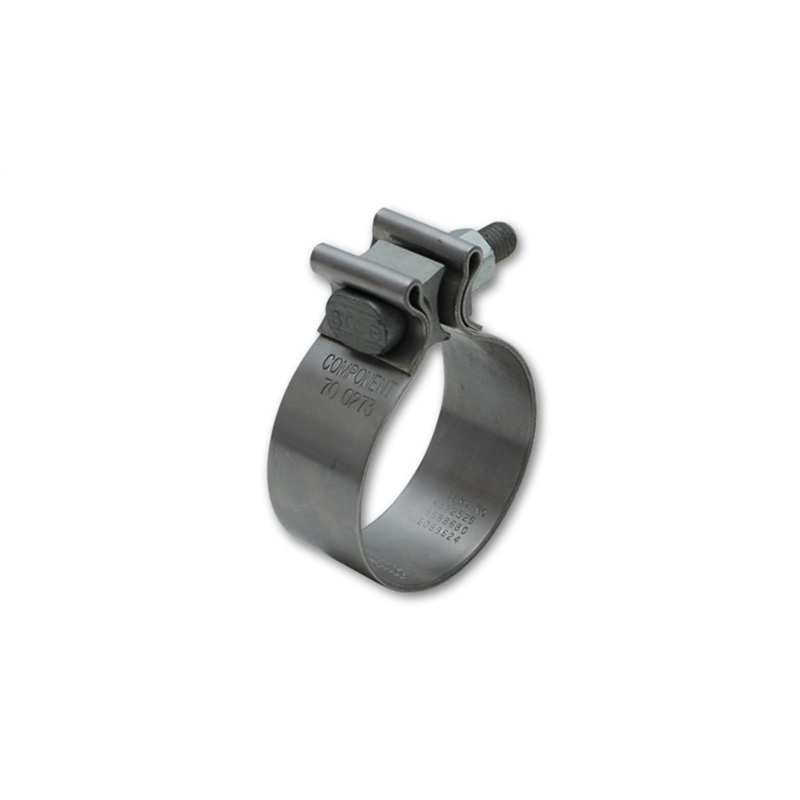 430 Stainless Steel Seal Clamp; For 2 in. O.D. Tubing; 1.25 in. Wide Band; - CFRI736073567