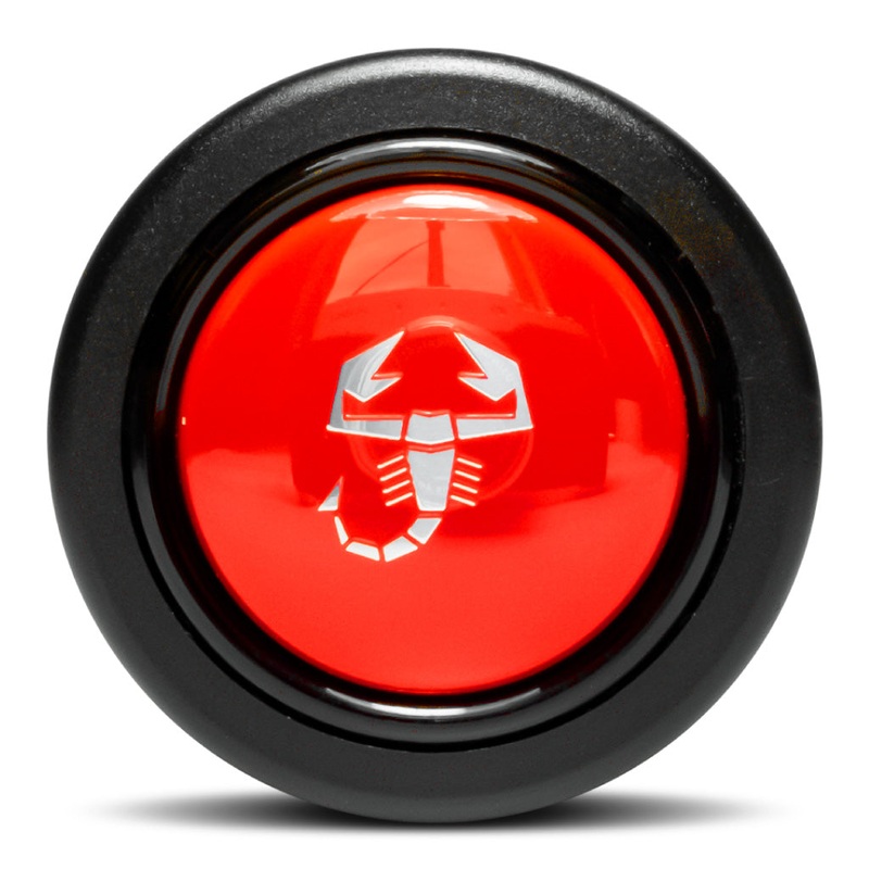 Abarth Horn Button - Round Lip
