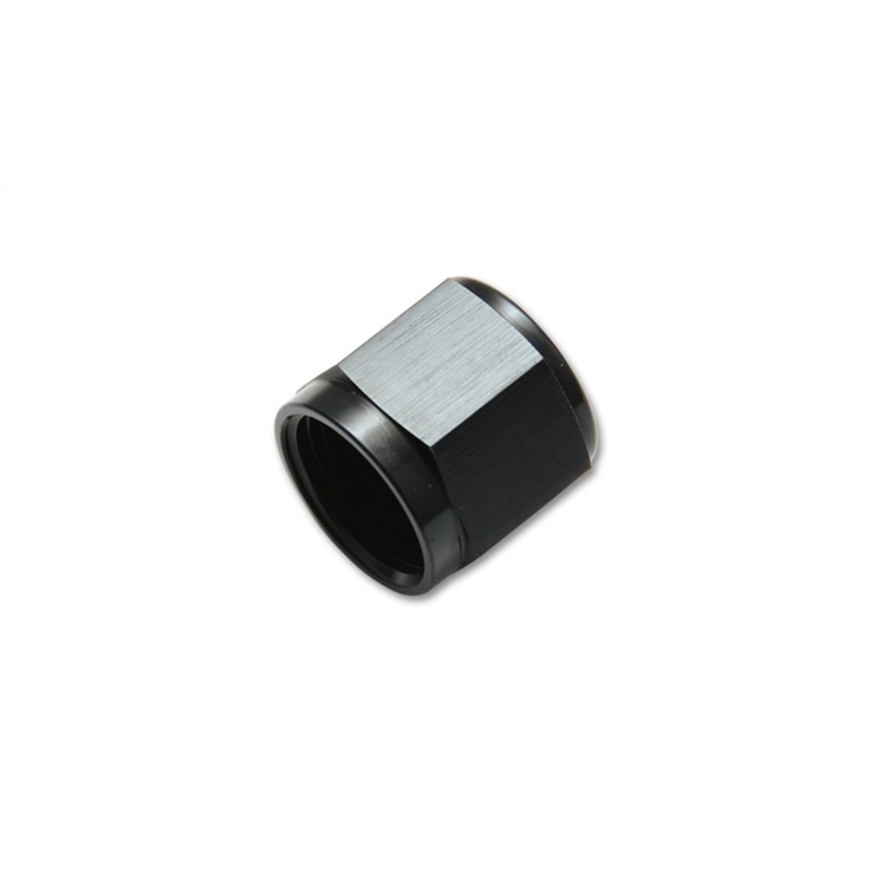 Tube Nut Fitting; Size: -6AN; 6061 Aluminum; Anodized Black; - CFRI736074214