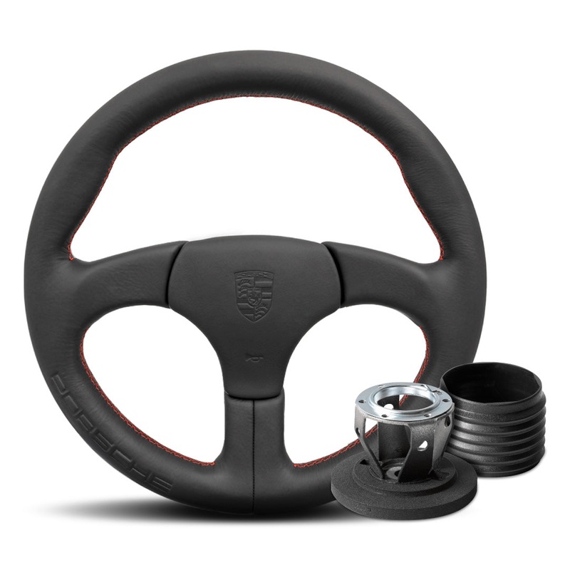 Atiwe Porsche 964 Club Sport Steering Wheel & Hub Adapter Boss Kit For Porsche Porsche 911 (964) Carerra 2/4, Turbo, RS