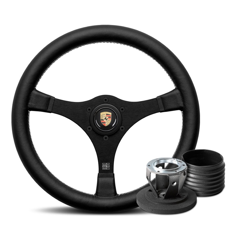 MOMO 1968 Jackie Stewart Steering Wheel & Hub Adapter Boss Kit For Porsche 916, 914/6, 912T, 911, 356, 1600