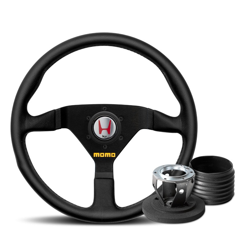 MOMO Mod. 78 Steering Wheel & MOMO Honda Horn Button & Hub Adapter Boss Kit For Honda S2000
