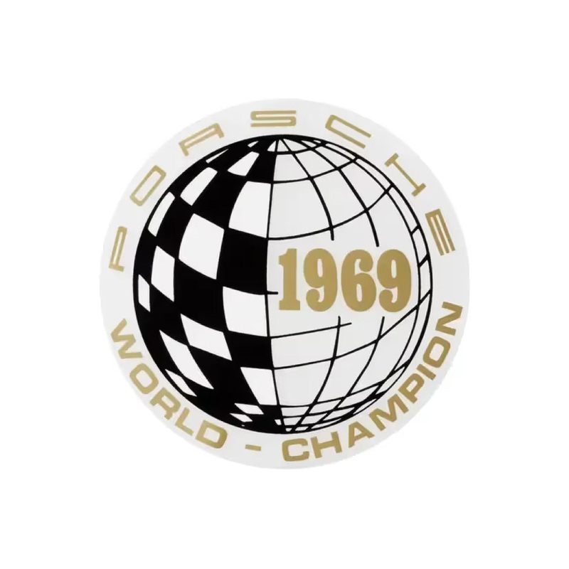 Porsche World Champion Marken Weltmeister Window Sticker Decal