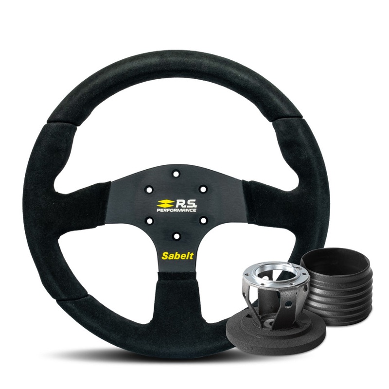 Sabelt Renault Sport RS Performance Steering Wheel & Hub Adapter Boss Kit For Renault Clio 172/182