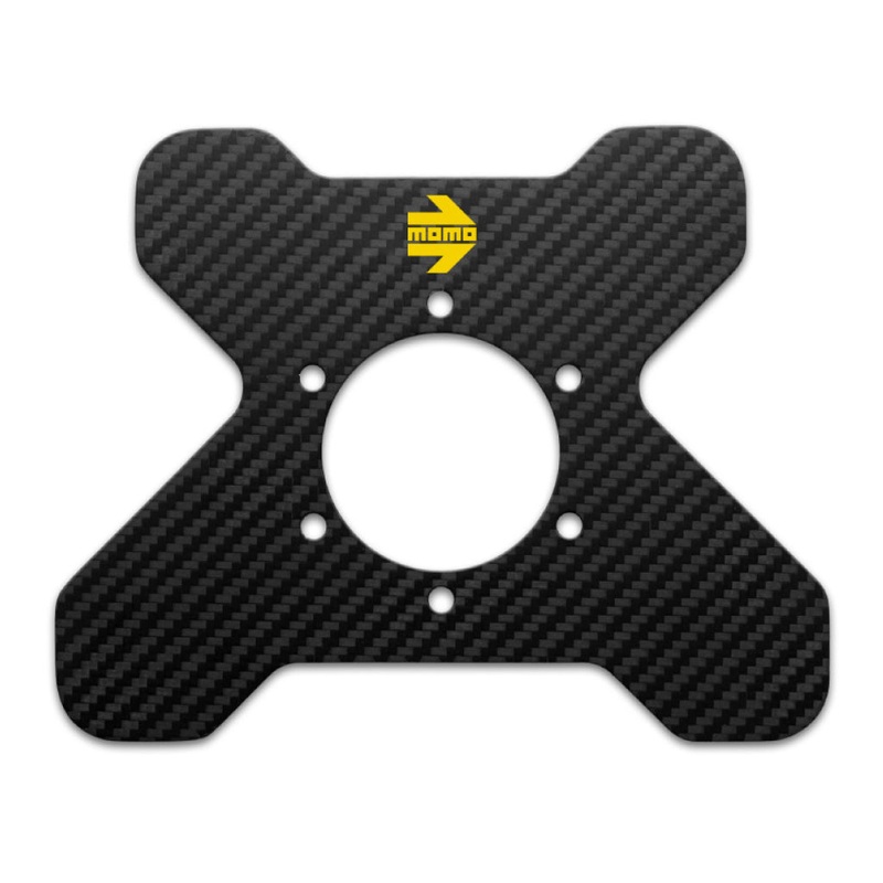 MOMO Steering Wheel 4 Button Carbon Fibre Extension Plate
