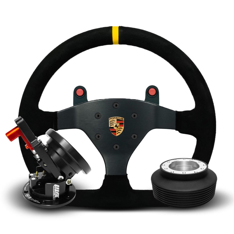 Porsche 911 GT3 Cup Steering Wheel & Works Bell RAPFIX GTC Tilt-Up Kit For Porsche 911 (964)