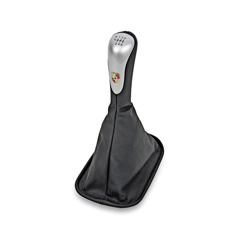 Porsche 993 Carrera RS Gear Knob & Leather Boot with Porsche Crest - 993424075308YR
