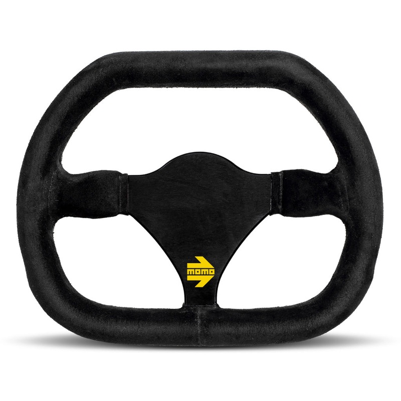 MOMO Mod. 29 Steering Wheel - Black Suede Black Spokes 270mm