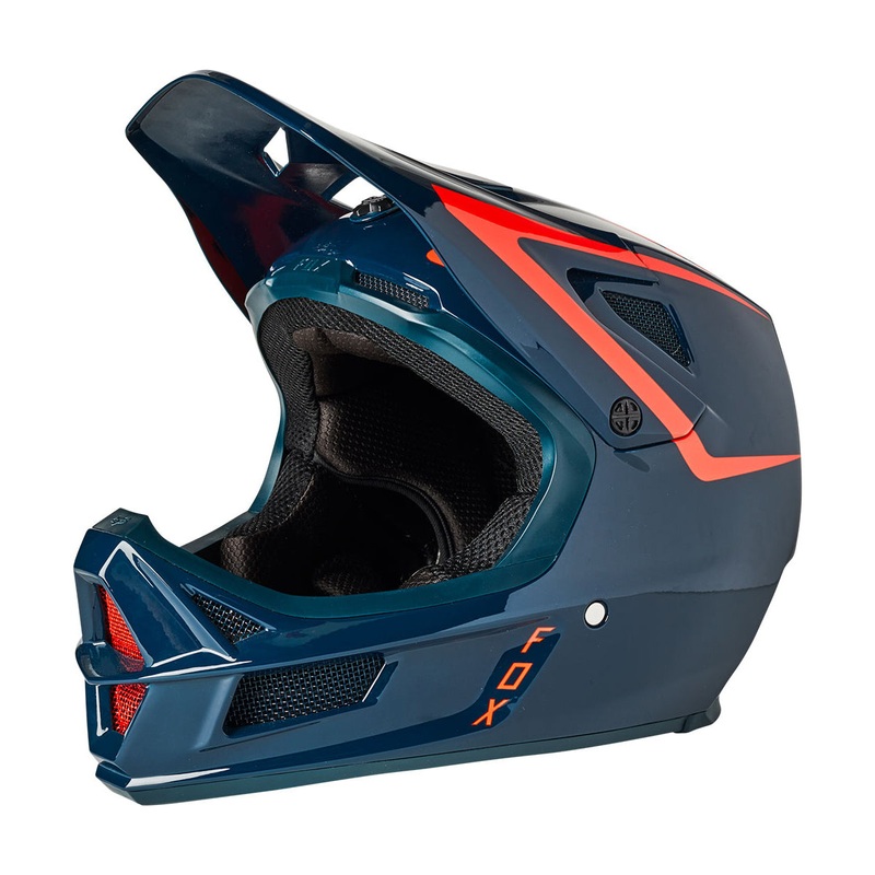 Shop 2nd D1 - Fox Rampage Comp Helmet - 2XL - Repeater Dark Indigo - 2XL - Repeater Dark Indigo