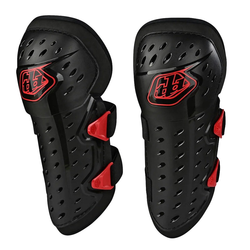 TLD Rogue Youth Knee - Shin Guards - Youth One Size Fits Most - Black