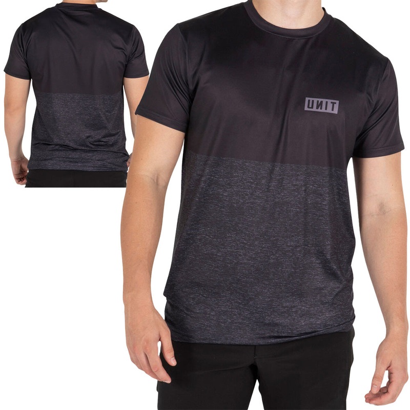 Unit Dual Flex Mens Short Sleeve Jersey - L - Black